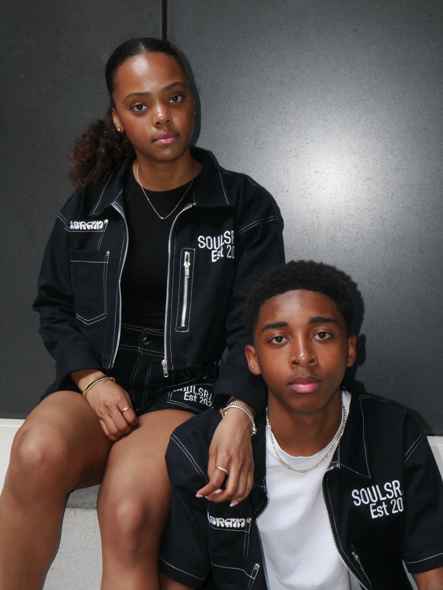 Black Denim Crop Jacket
