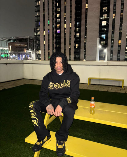 Black Y/B Tracksuit Set