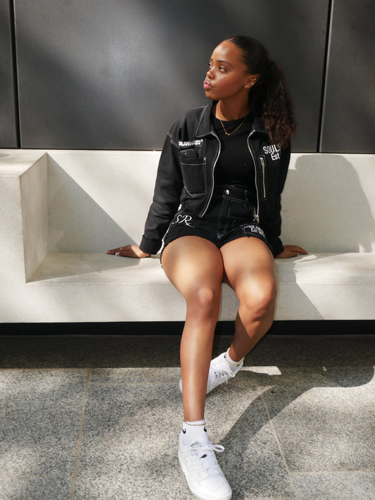 DISTRESSED DENIM SET