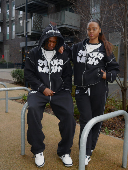 BLACKOUT TRACKSUIT SET